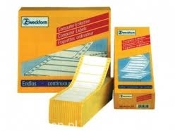 3677 Białe 1x3 etykiety do drukareki igłowej 71,5 x 69,9, 1200 etykiet