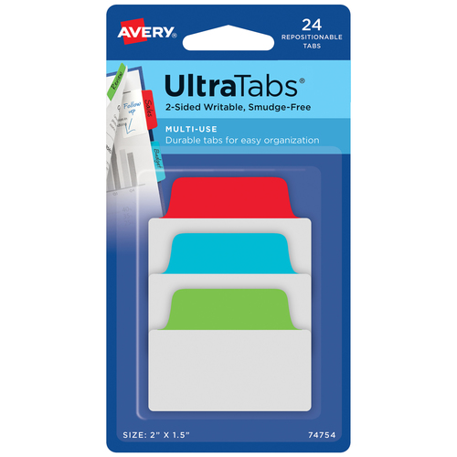 74754 Ultra Tabs samoprzylepne zakładki indeksujące rozm. 50,8x38, 24 szt.
