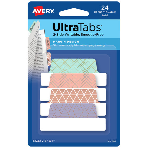 30123 Ultra Tabs samoprzylepne zakładki indeksujące ze wzorkami 63,5x25 mm