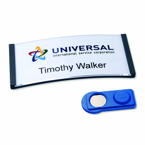 Badgepoint 20 Identyfikatorów imiennych na magnes Polar30 rozmiar 70 x 30 mm